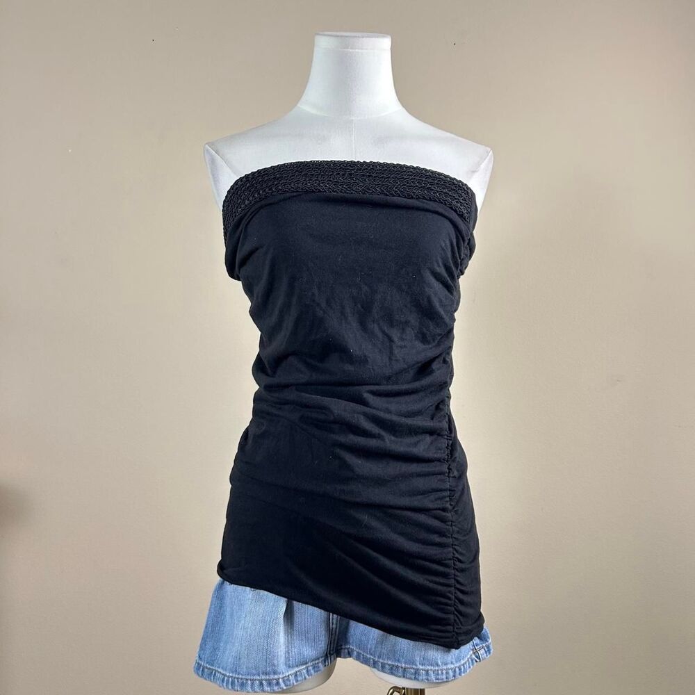 Sweeties Y2K Ruched Boho Going Out Tube Top
